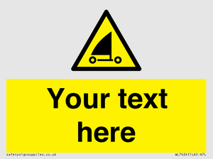 Custom Warning sand yachting